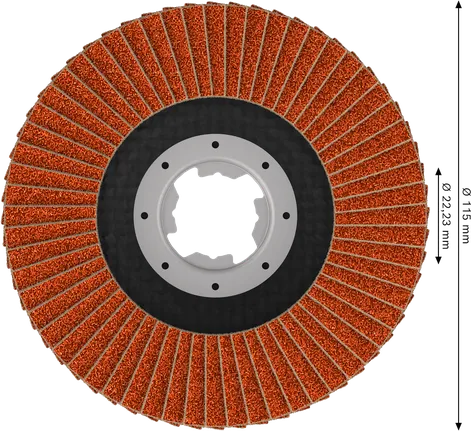 Lamelový kotouč Bosch EXPERT X782 115 mm s úhlovým zámkem X-Lock.